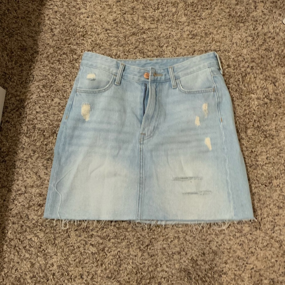denim jean skirt